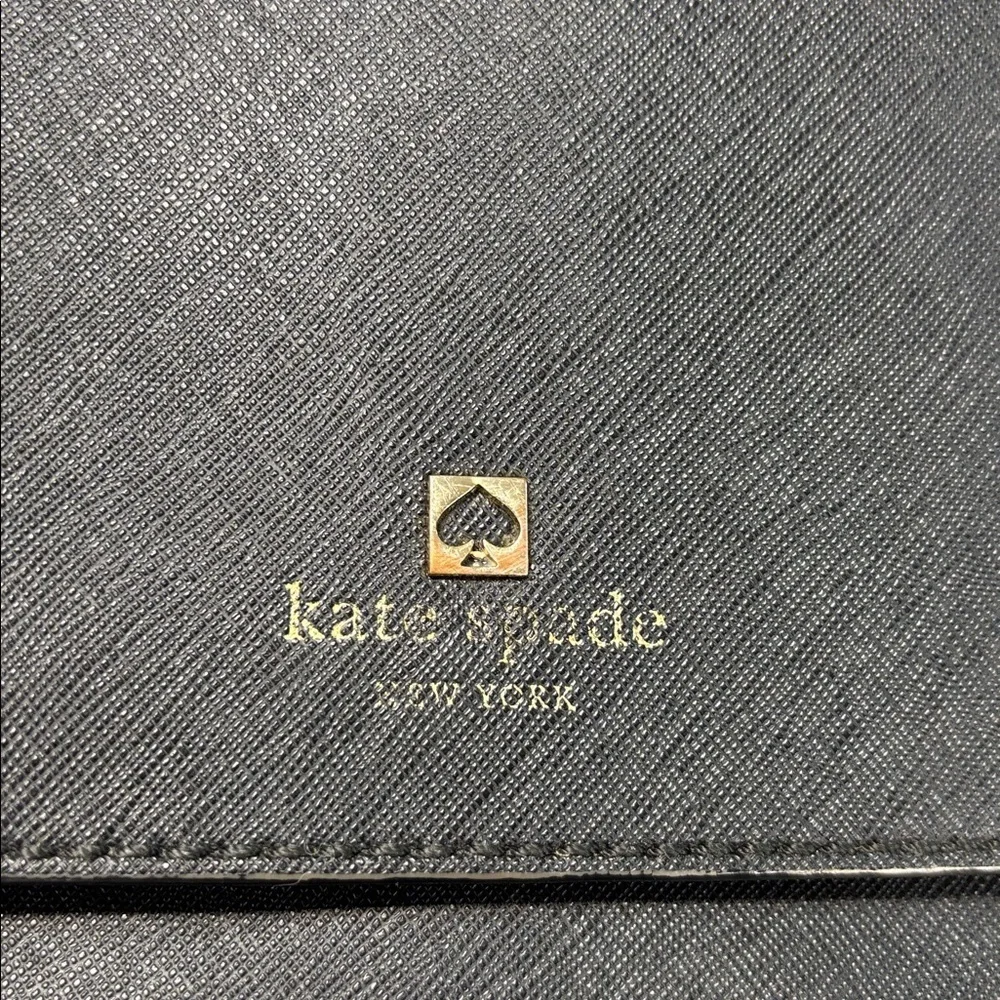 Kate Spade Alek Charlotte leather Street Black Crossbody  chain purse